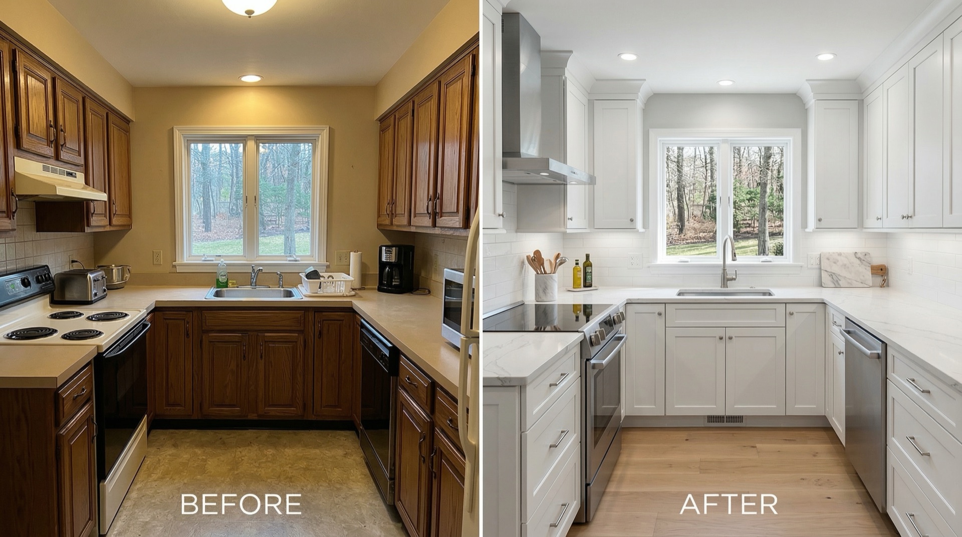BuiltWell CT kitchen renovation in Milford, Connecticut