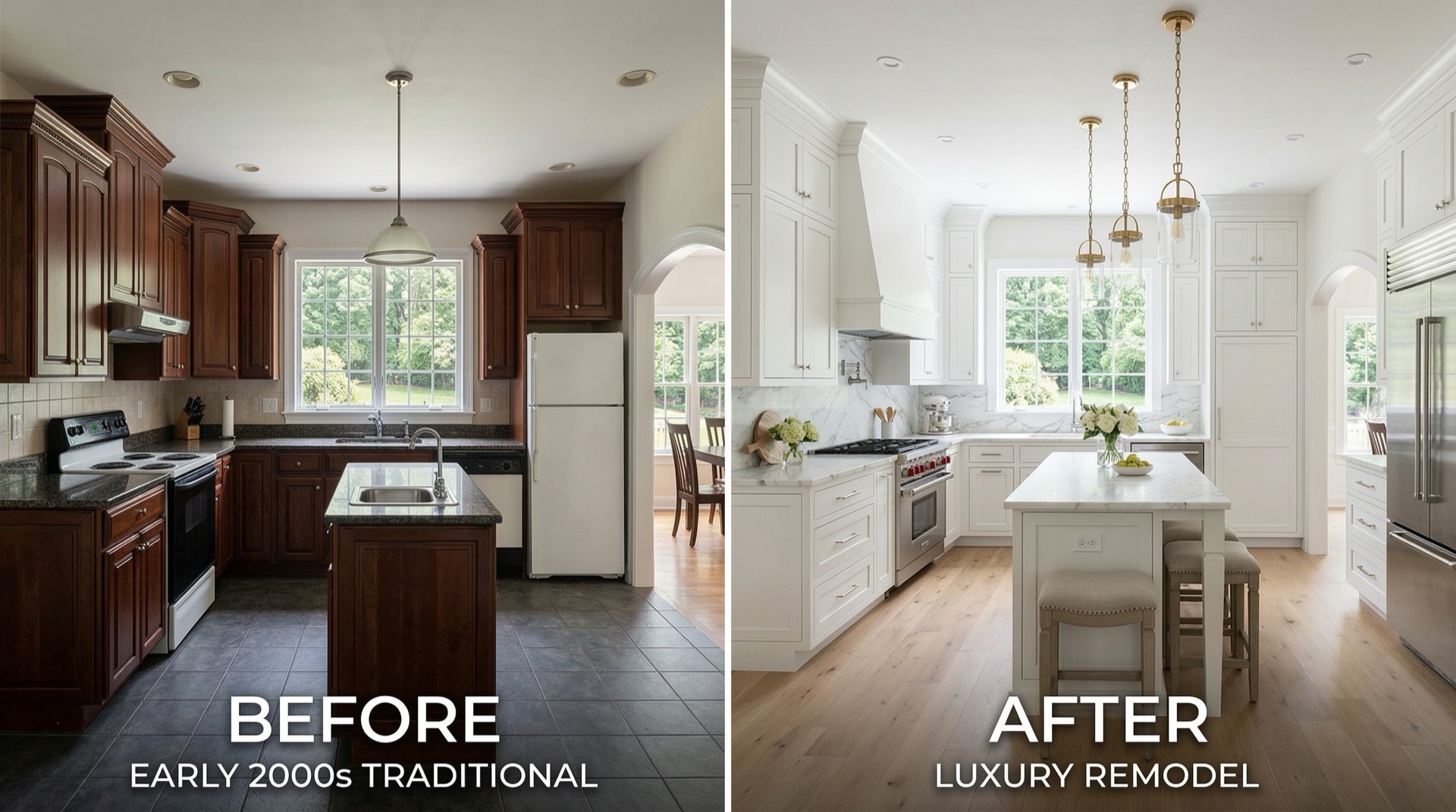 BuiltWell CT luxury kitchen remodel in Westport, Connecticut
